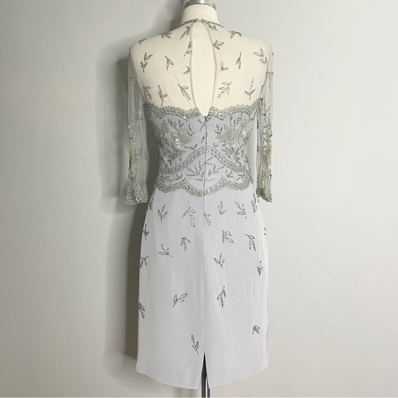 LARA DESIGN Sheer Overlay Bead & Sequined Bodice Formal Dress - Picture 3 of 10